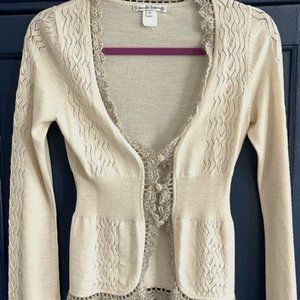 Nanette Lepore Lace Sweater